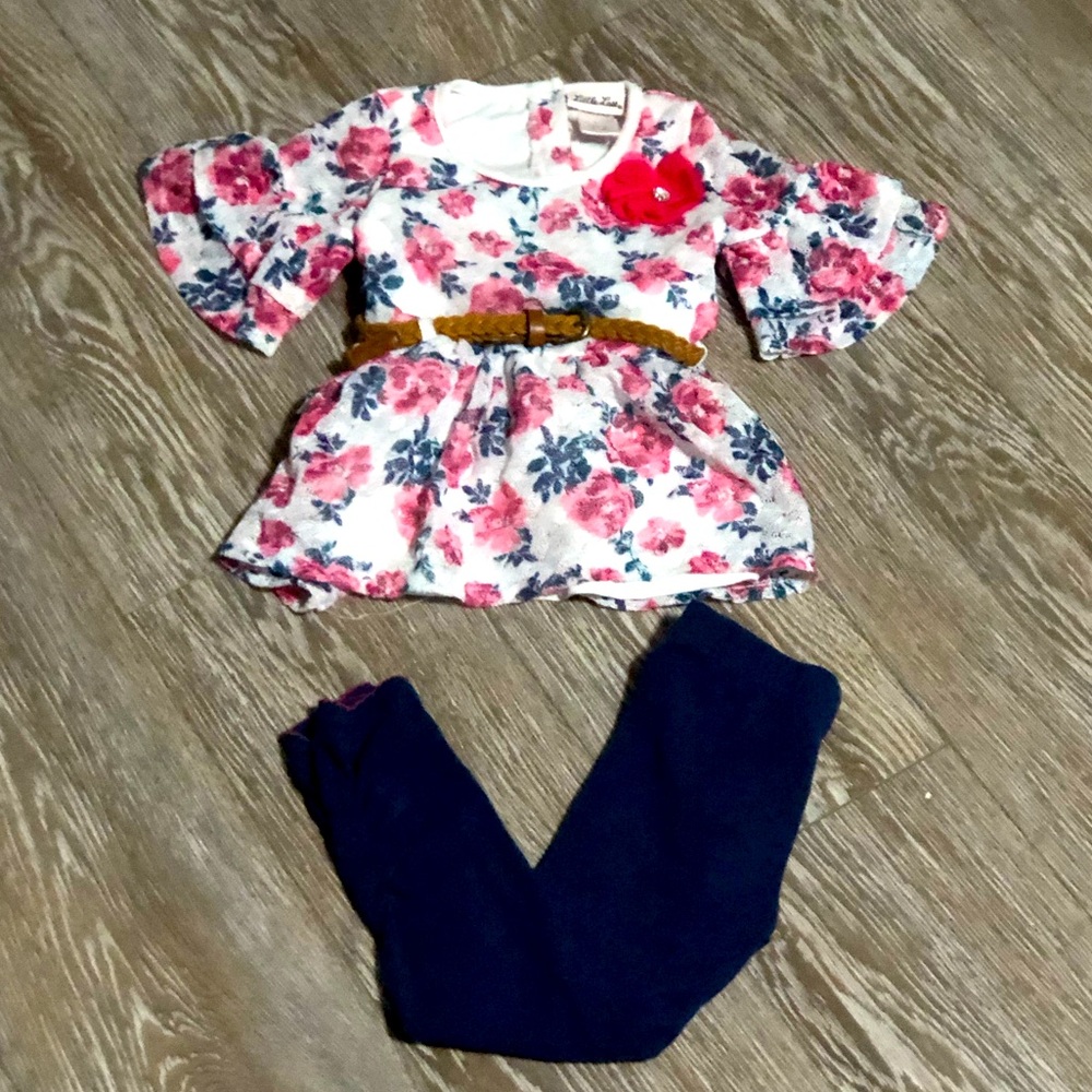 Girl’s Little Lass Matching Set